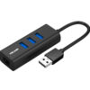 VOLANS VL-HJ45 Aluminium USB3.0 3-Port Hub & Gigabit Ethernet Adapter
